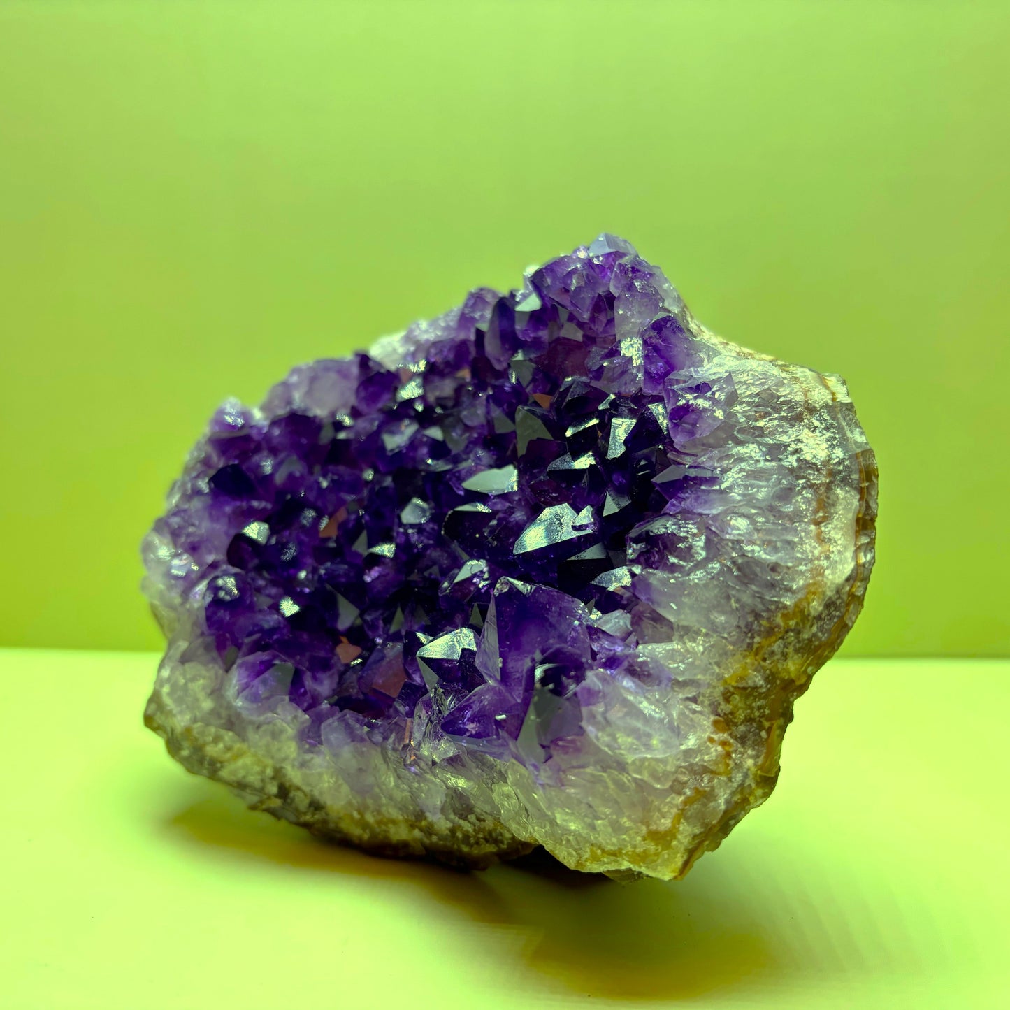 Rich Purple Sharp Point Amethyst Crystal Cluster | Uruguay | 816 g | 75 x 90 x 95 mm.
