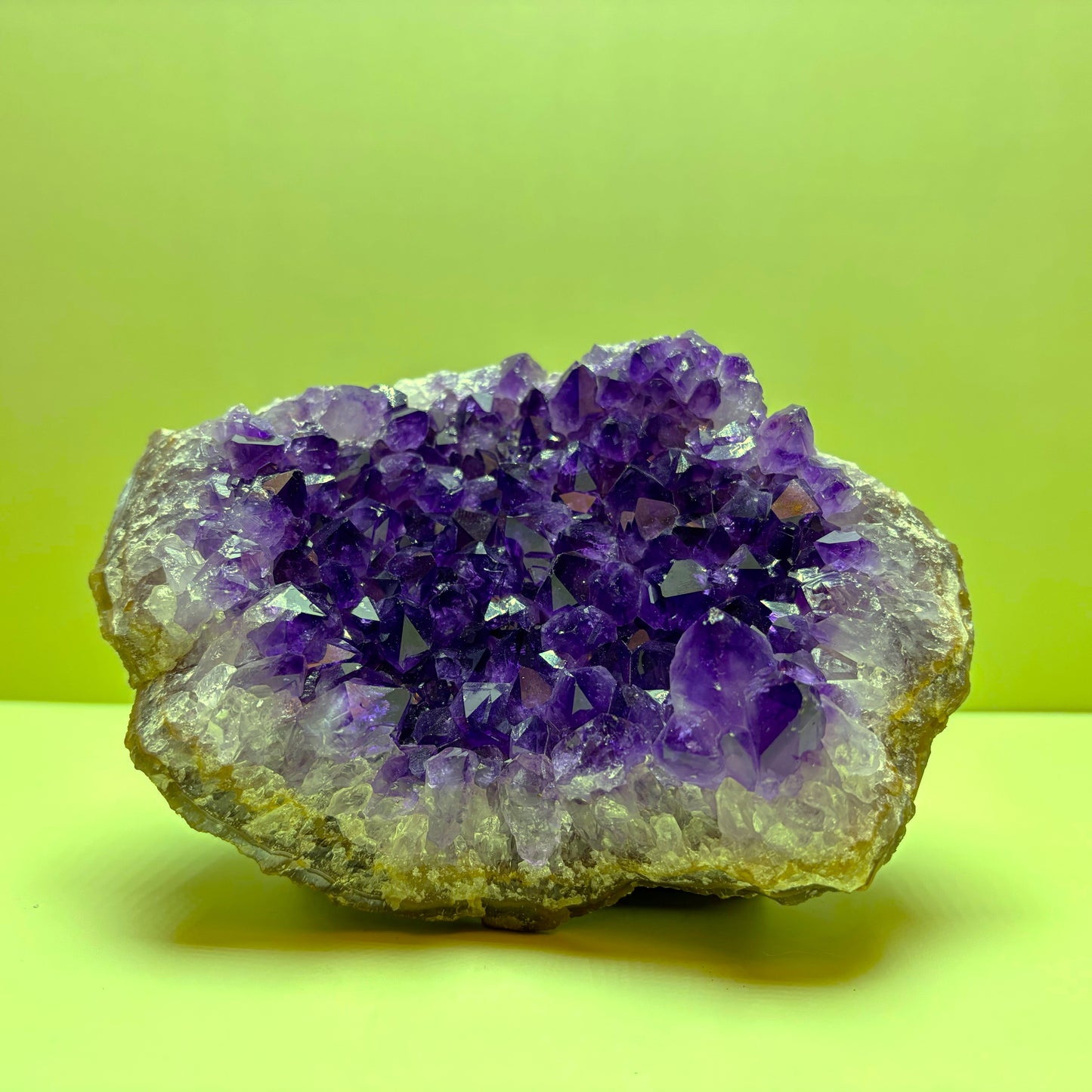 Rich Purple Sharp Point Amethyst Crystal Cluster | Uruguay | 816 g | 75 x 90 x 95 mm.
