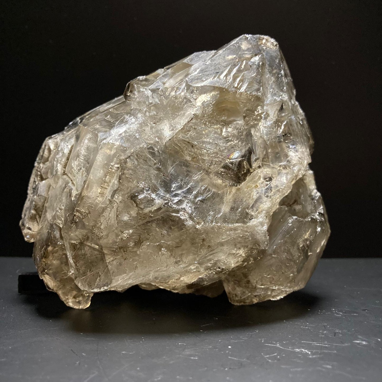 Cristal de cuarzo ahumado elestial natural | Cuarzo en bruto | Curación con cristales | Decoración del hogar | Piedra preciosa