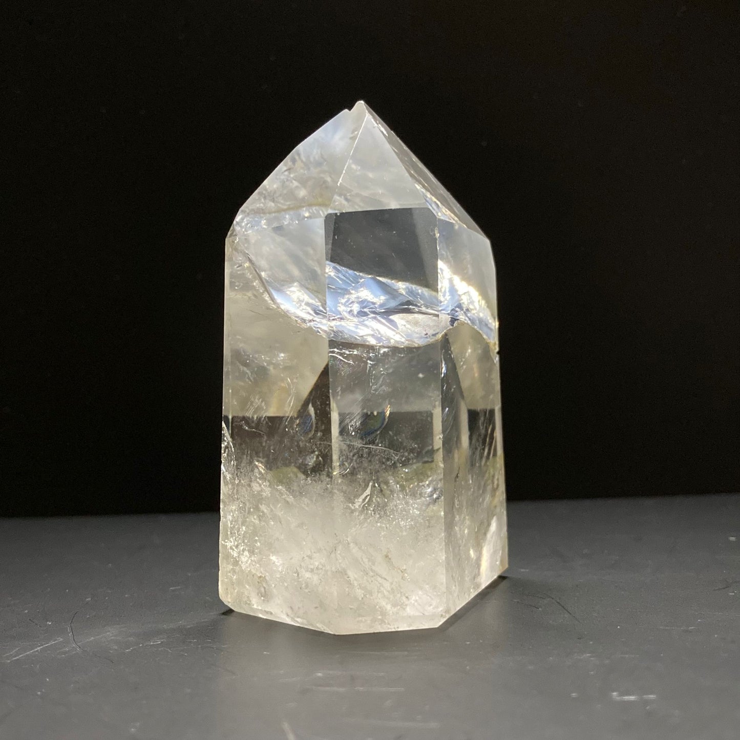 Cristal de cuarzo natural | Cristal arcoíris | Curación con cristales | Decoración del hogar | Piedras preciosas