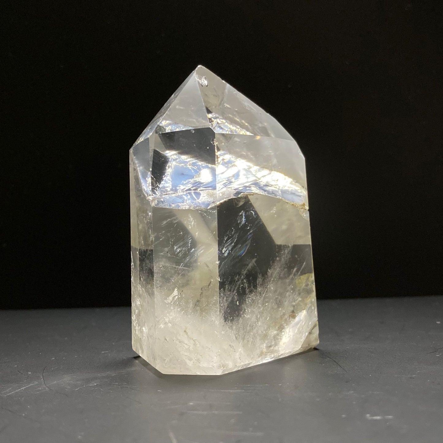 Cristal de cuarzo natural | Cristal arcoíris | Curación con cristales | Decoración del hogar | Piedras preciosas