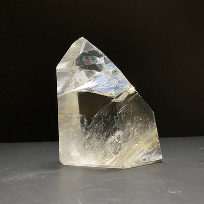 Cristal de cuarzo natural | Cristal arcoíris | Curación con cristales | Decoración del hogar | Piedras preciosas