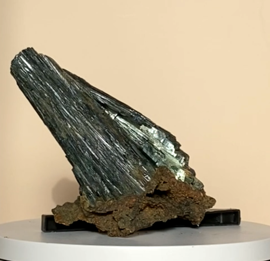 Natural Vivianite Crystal from Brazil (206g)|Vivianite in Matrix | Rare Green Vivianite | Crystal Healing | Home Decor | Gemstone