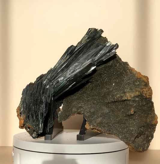 Natural Vivianite Crystal from Brazil (564g)|Vivianite in Matrix | Rare Green Vivianite | Crystal Healing | Home Decor | Gemstone